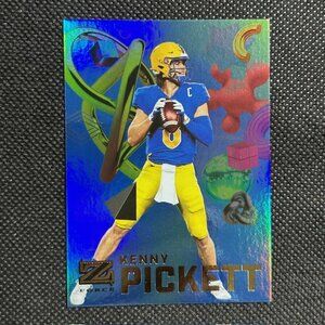 2022 SkyBox Metal Universe Champions #Z-26 Kenny Pickett Z-Force RC Rookie